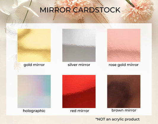 Mirror Foil/Glitter Charm