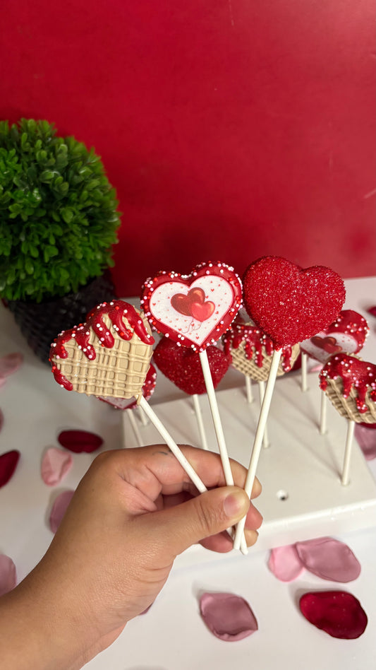 Heart Shaped Cake Pops