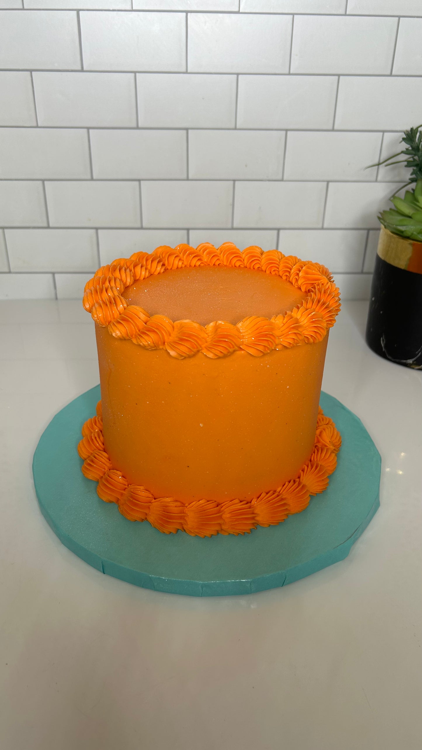 6" 2 Layer Vintage Cake