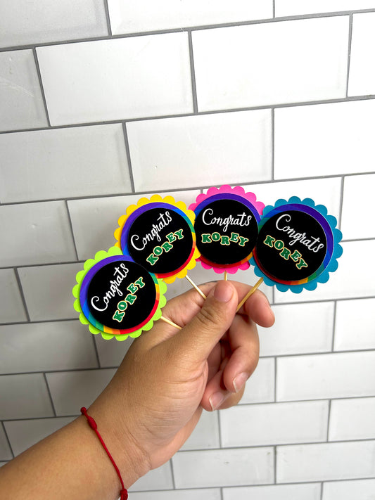 Custom Cupcake Toppers