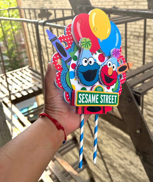 Sesame Street Cake Topper