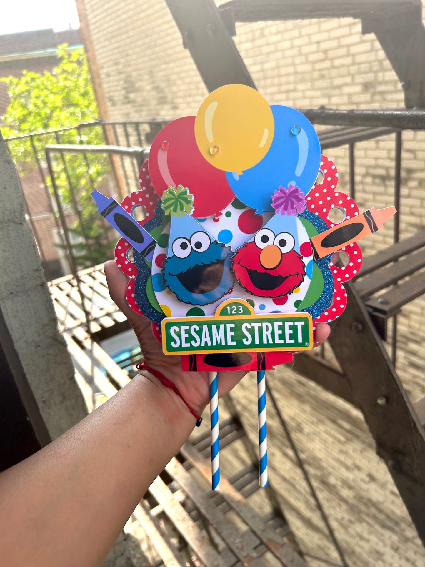 Sesame Street Cake Topper