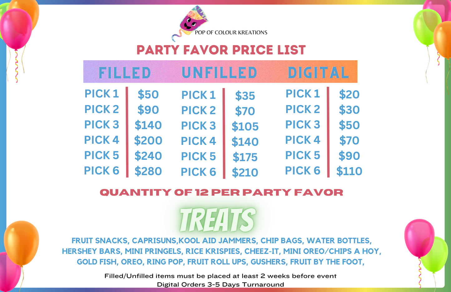 Party Favors