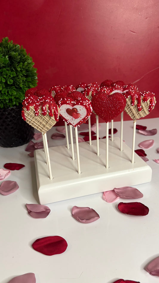 Heart Shaped Cake Pops